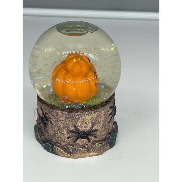Pre-owned Greenbrier Small Halloween Glitter Water Globe Pumpkins EUC - Picture 4 of 8
